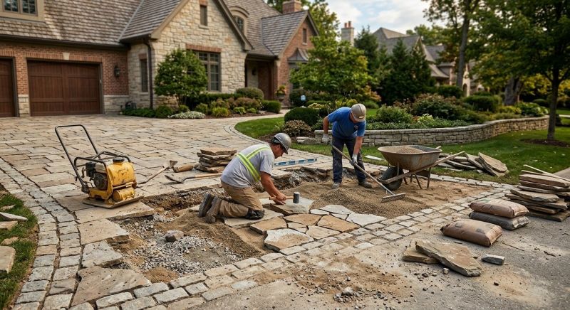 Stone Driveway Repair Service